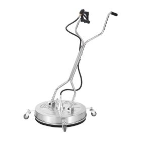 VEVOR 24" Pressure Washer Surface Cleaner w/ Handles & Wheels, Stainless Steel Concrete Cleaner 4000 Max PSI