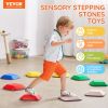 VEVOR Kids Balance Stepping Stones Sensory Obstacle Course 10 PCS Outdoor Indoor